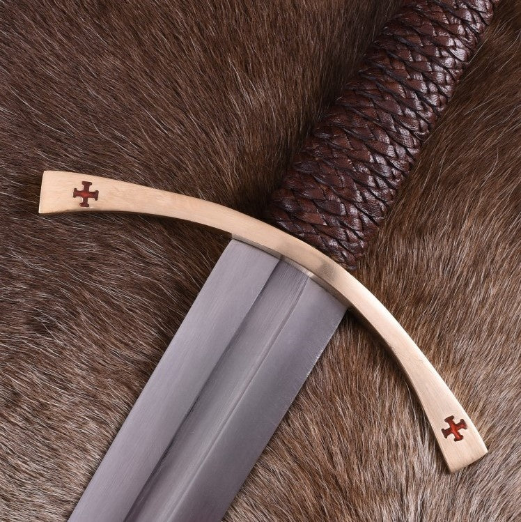 Épée des Templiers Godfrey de Saint-Omer, semi-tranchante 