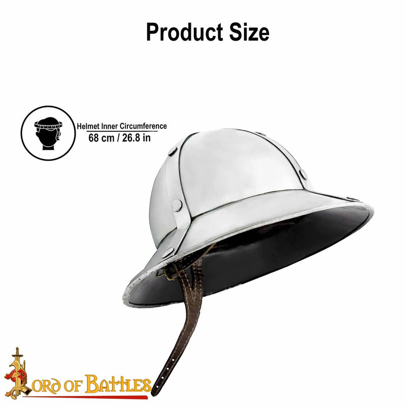 13th-14th century kettle hat, 1.6 mm