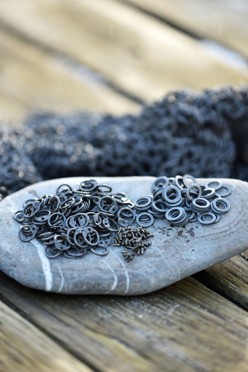 1 kg maliënringen, gemixt, 6 mm