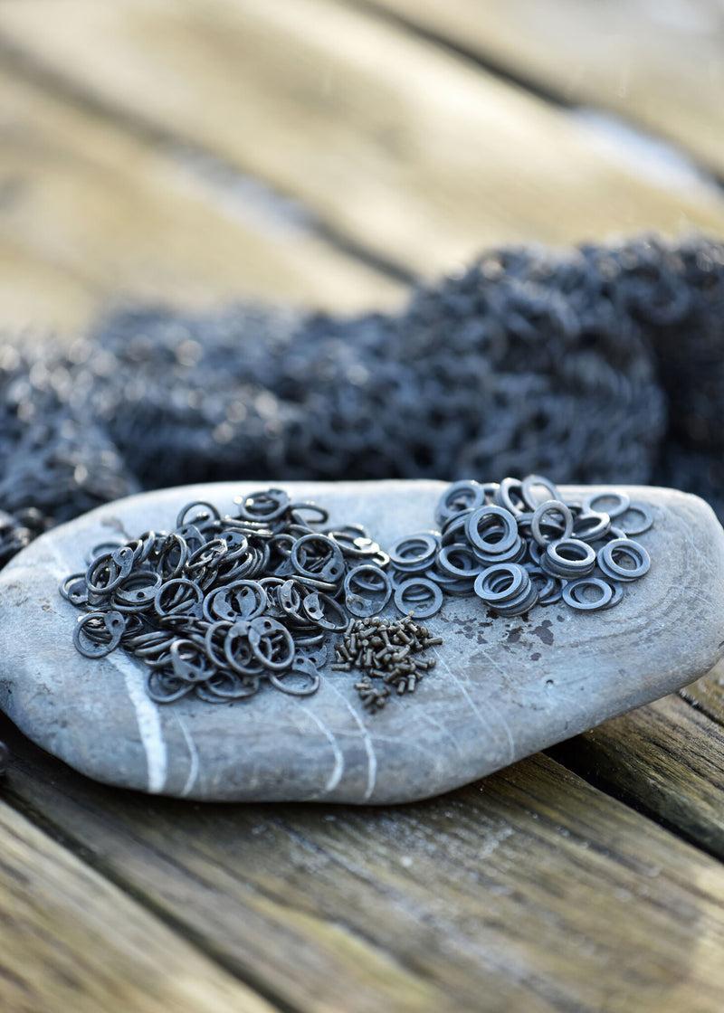 1 kg maliënringen, gemixt, 6 mm