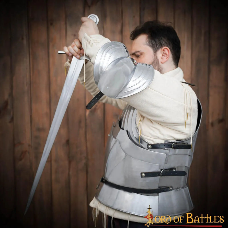 Coudières allemandes du 15ème siècle, armure de coude, 1,6 mm 