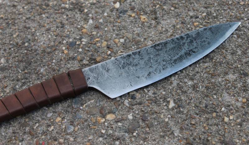 Keltisk / Germansk kniv, halvskarpt 