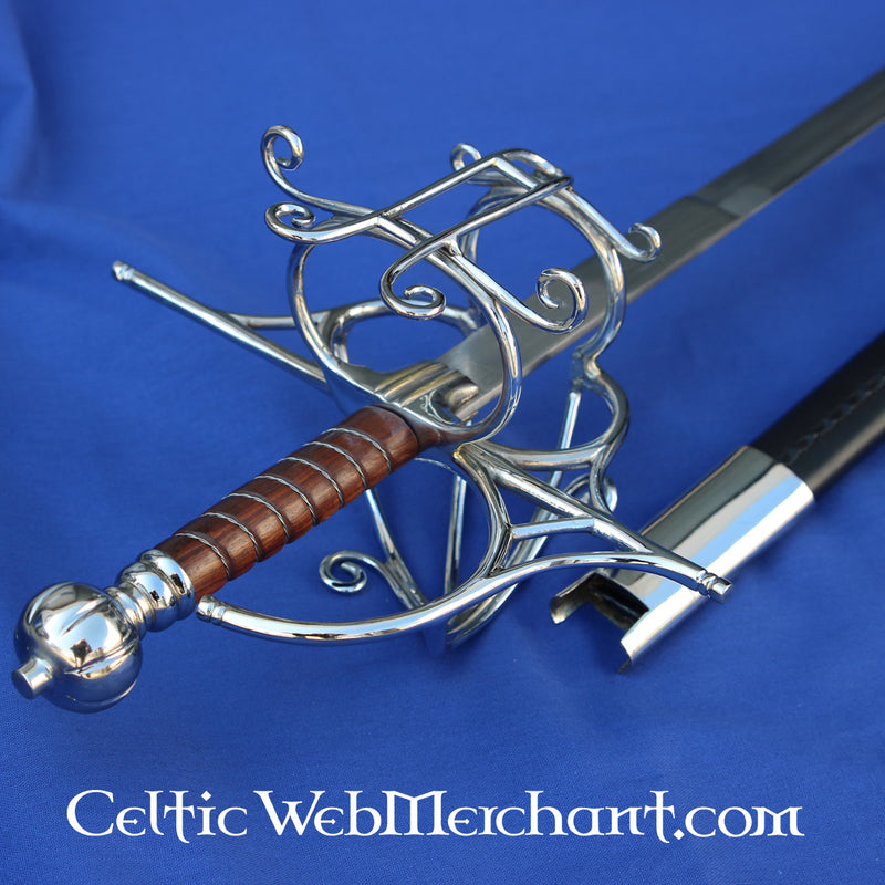 Rapier 16th century with scabbard, semi-sharp