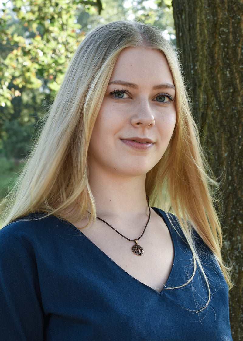 Medievale camicetta Aubrey, blu 