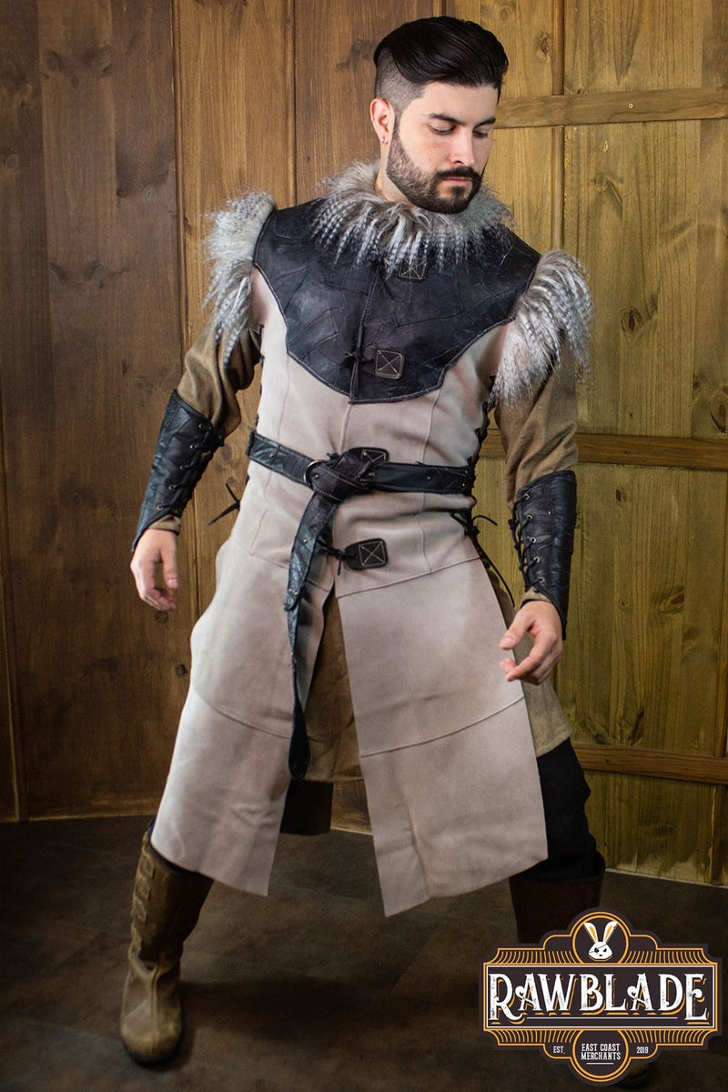 Eulenlederwams, schwarz-grau 