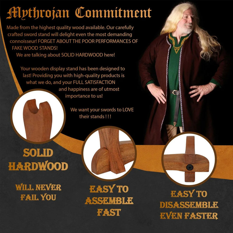 Holzschwertstandard, Tischstand