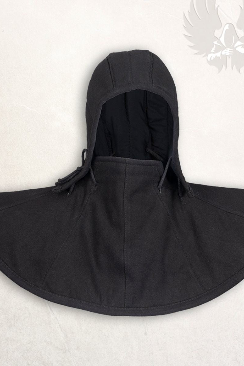 Gambeson kap en kraag Aulber zwart