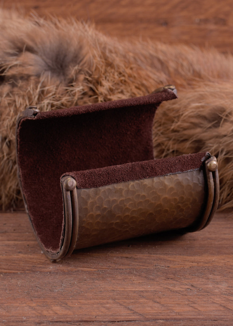 Celtic bracelet with snake motives, brass