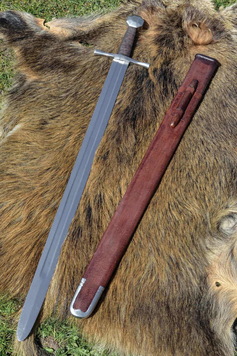 Engelska enhandssvärd, 1200-talet, trubbig (battle-ready) 