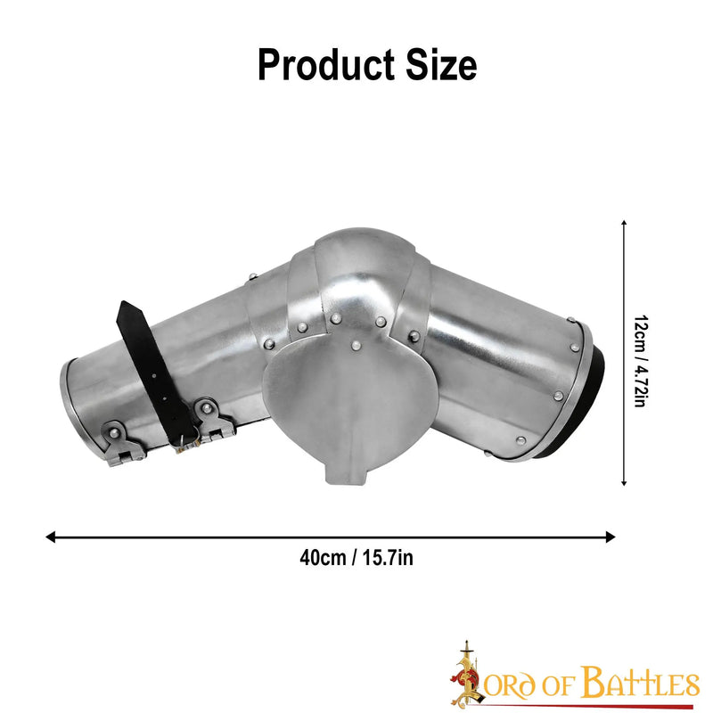 Spätmittelalterliche Armschienen, Armzeug, 1,6 mm 