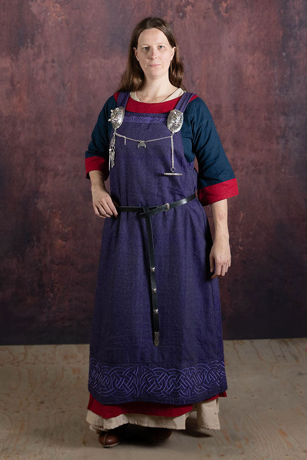 Hangeroc Alva vissegraatmotief lila