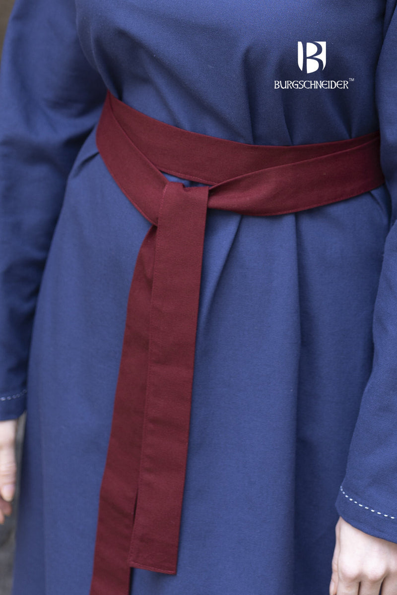 Bälte Hedwig, bordeauxröd 