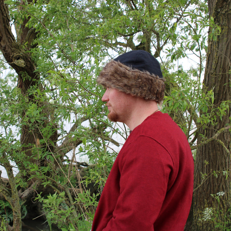 Birka chapeau viking, noir 