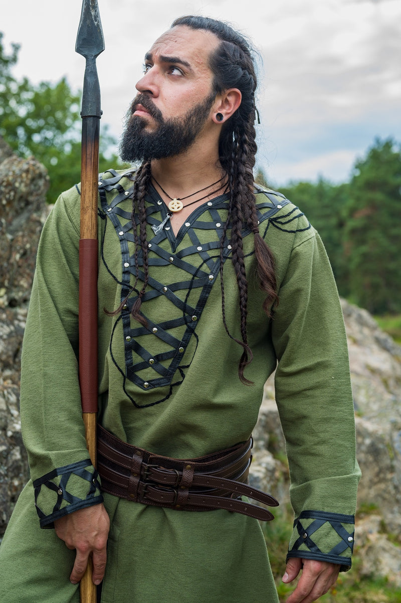 Viking tunic Farulfr, green