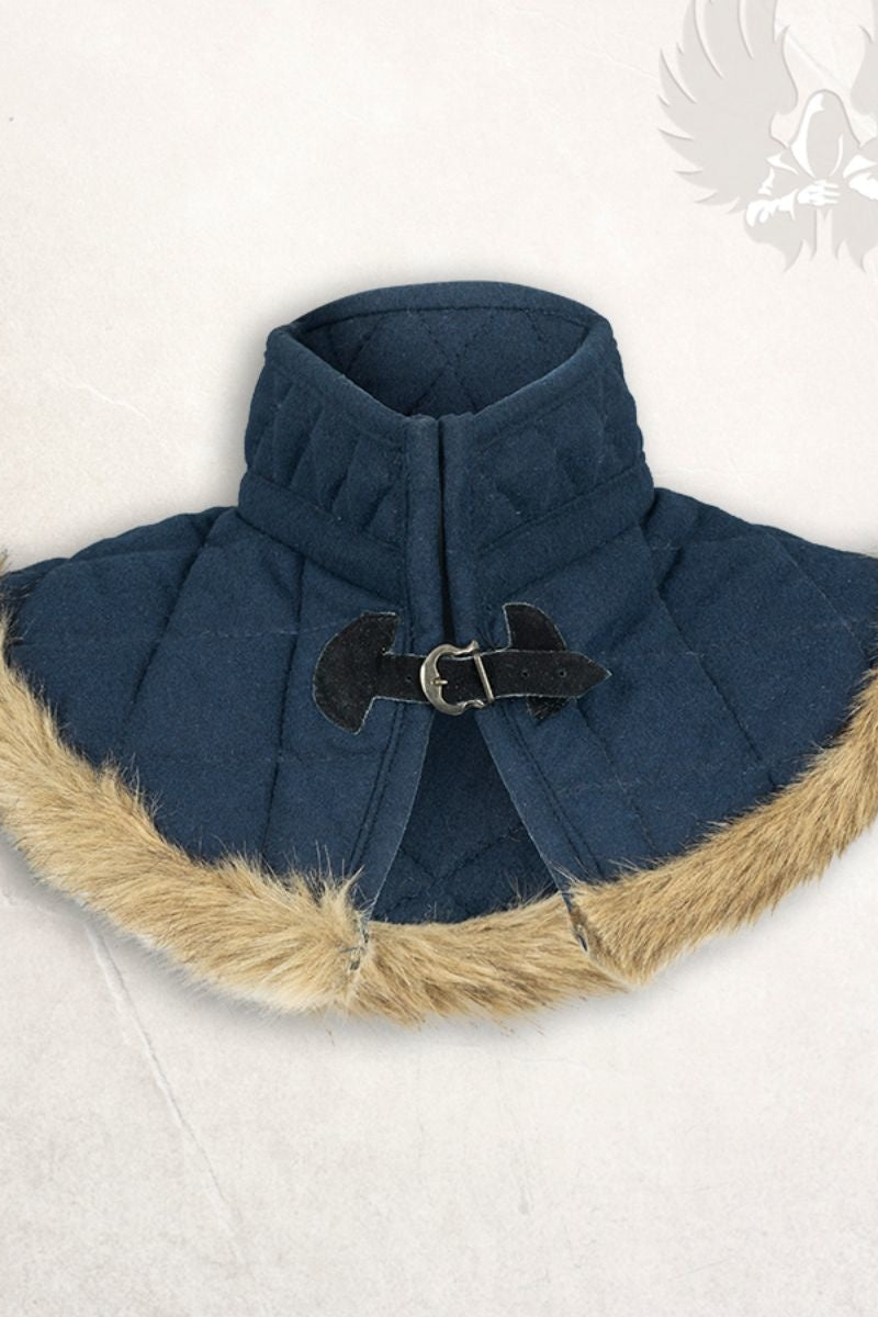 Gambeson collar Nimue wool blue