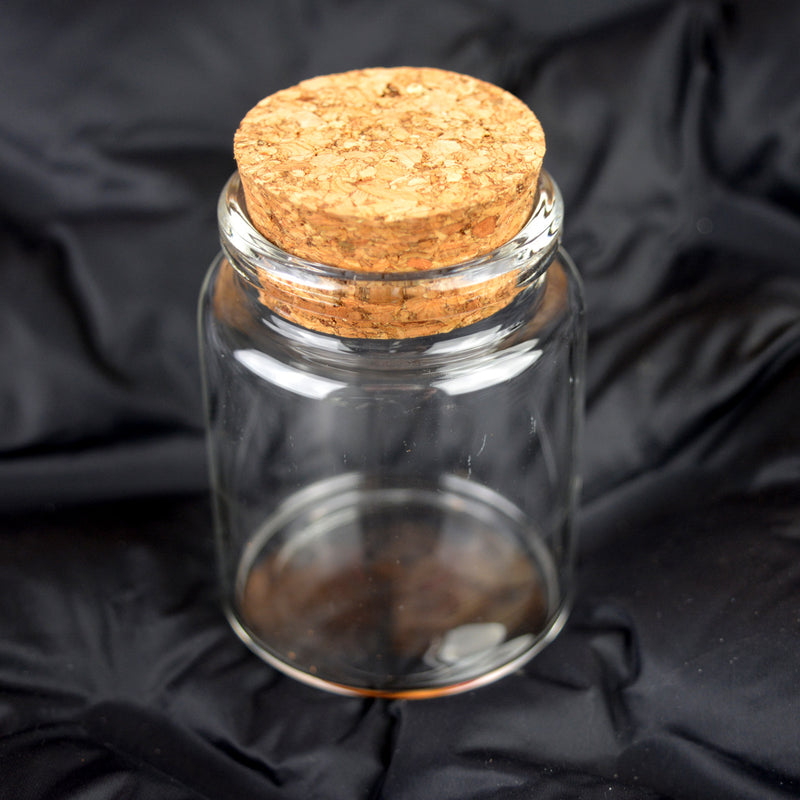 Vasetto rotondo in vetro storico 