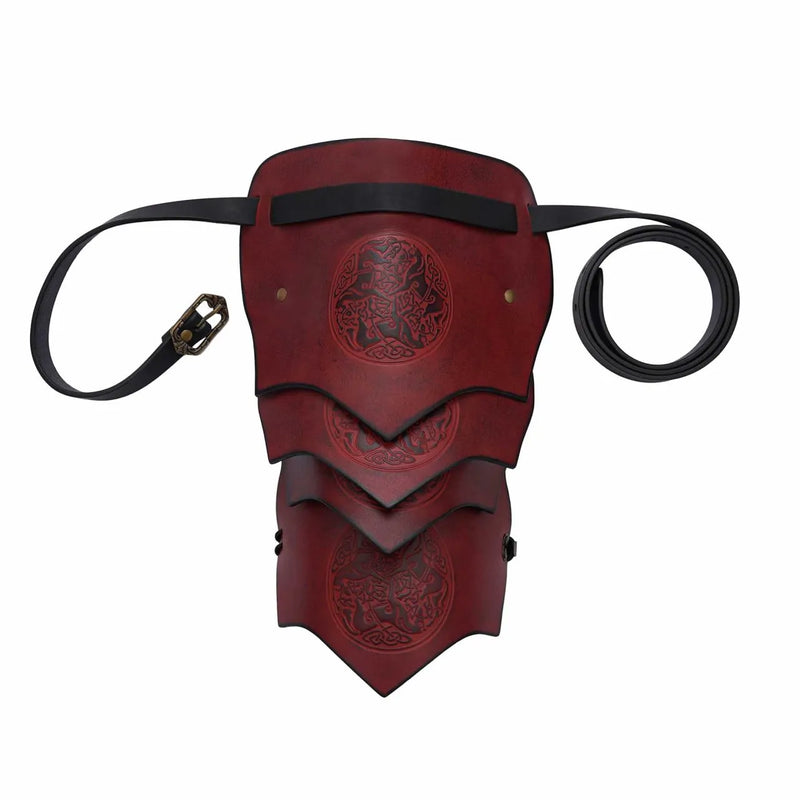 Leather pauldron Epona