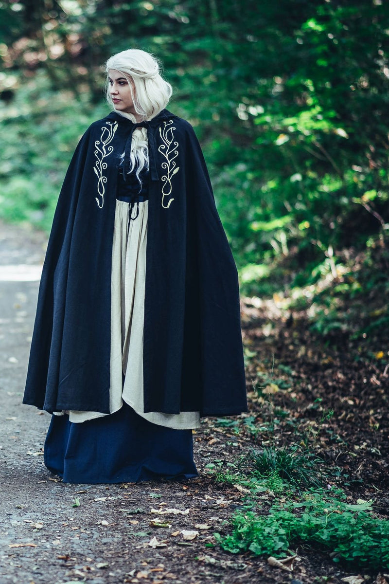 Mantel Serafina, zwart