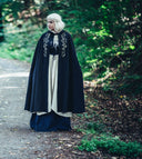 Mantel Serafina, zwart