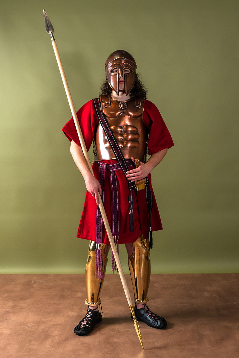 Korintisk-Italiensk hjälm bronsad, 1,3 mm 