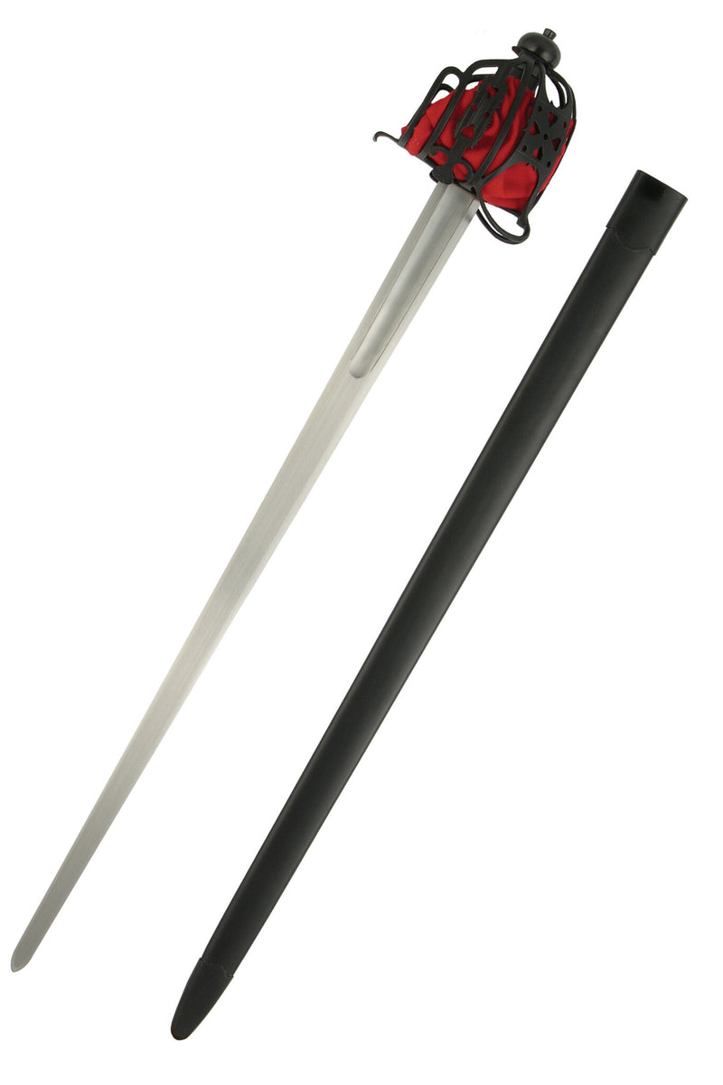 Basket Hilt Broadsword, bot (battle-ready)