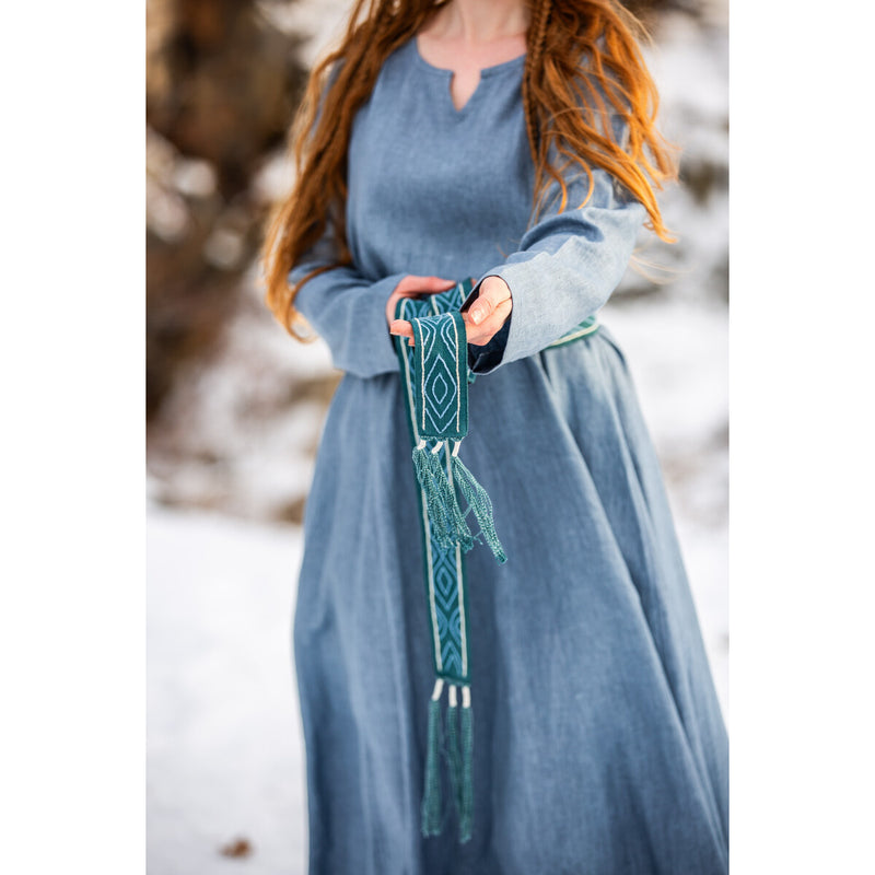 Viking bælte Kasse, blå, 235 cm 