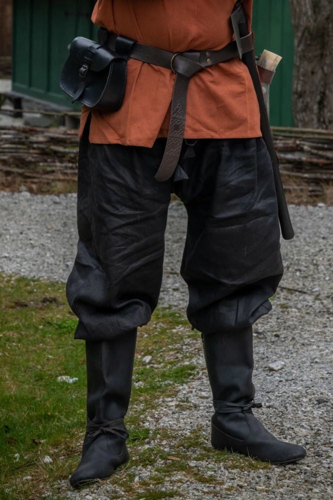 Linnen Vikingbroek Odin, zwart