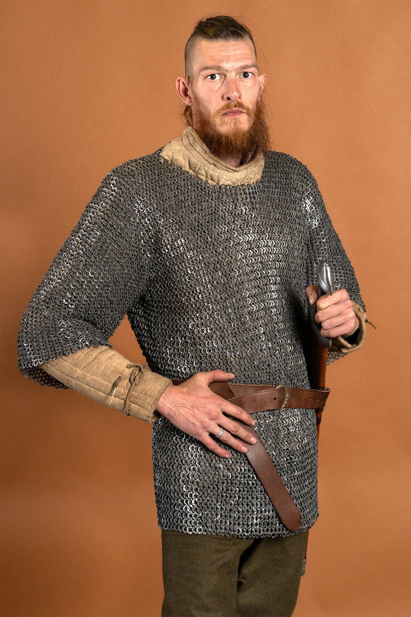 Haubergeon, misto, anelli piatti, rivetti rotondi 8 mm 