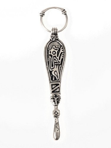Birka Viking oorlepel, graf 507, verzilverd