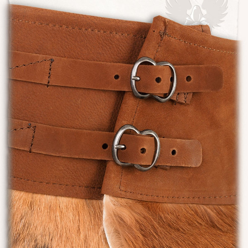 Karya pels nederdel, brun