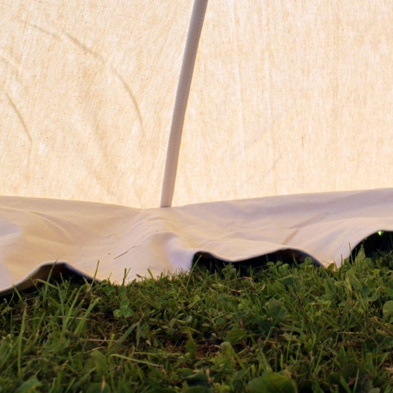 Middeleeuwse tent Herold 4 x 4 m, naturel, 425 gsm
