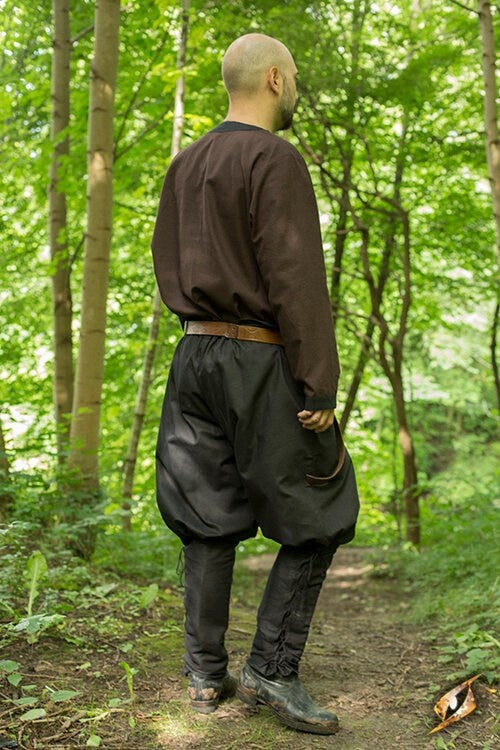 Vikingbroek Rollo, zwart