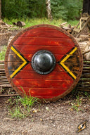 LARP schild Thegn, rood, 70 cm