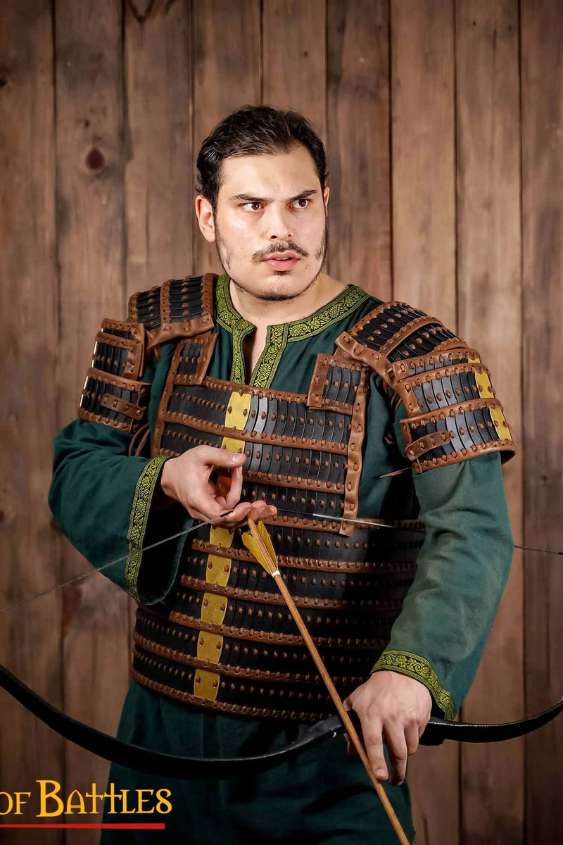 Viking lamelpantser Visby, gebronsd