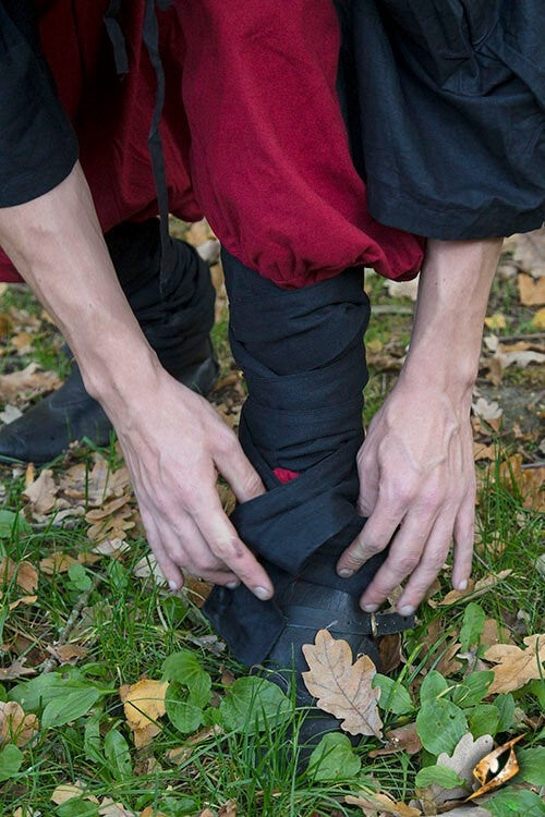 Renaissancebroek Raphael, rød-sort