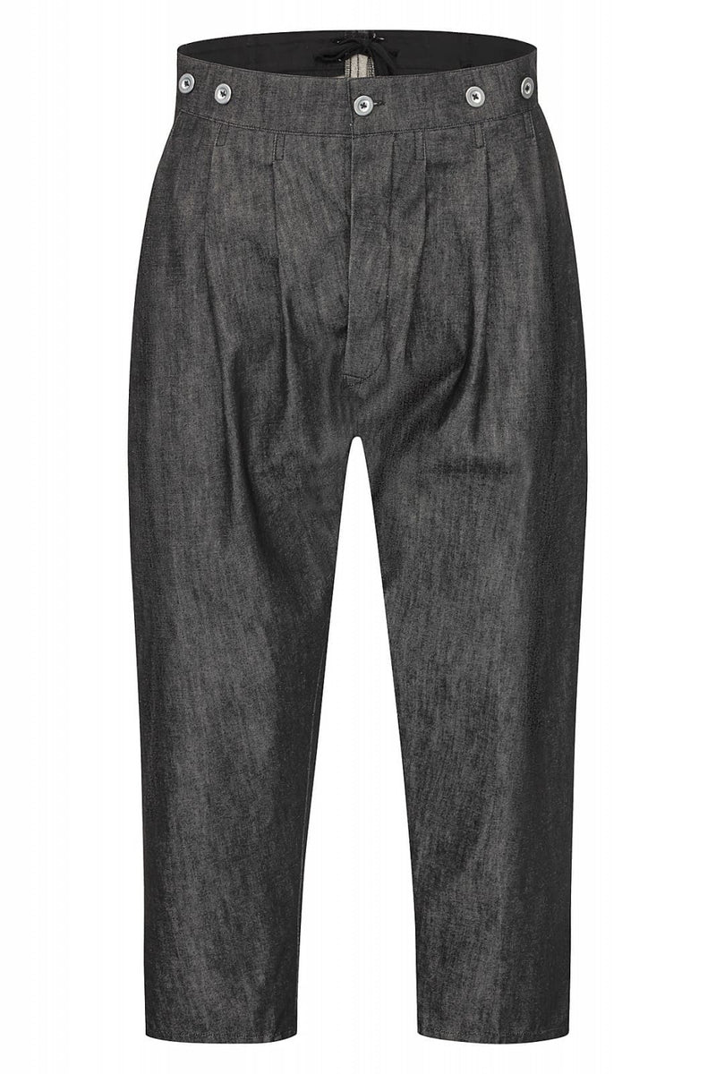 1920 broek Ollie, zwart
