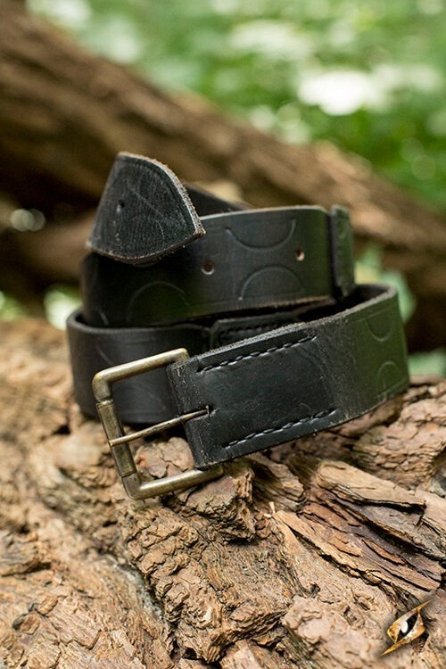 Cuero cinturón Aruthia, negro, 160 cm 