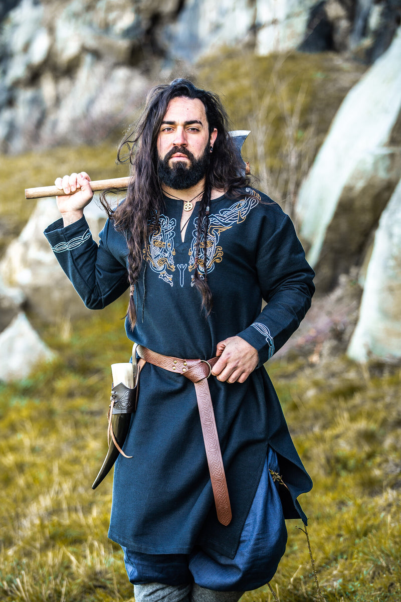 Viking Tunika Snorri, sort