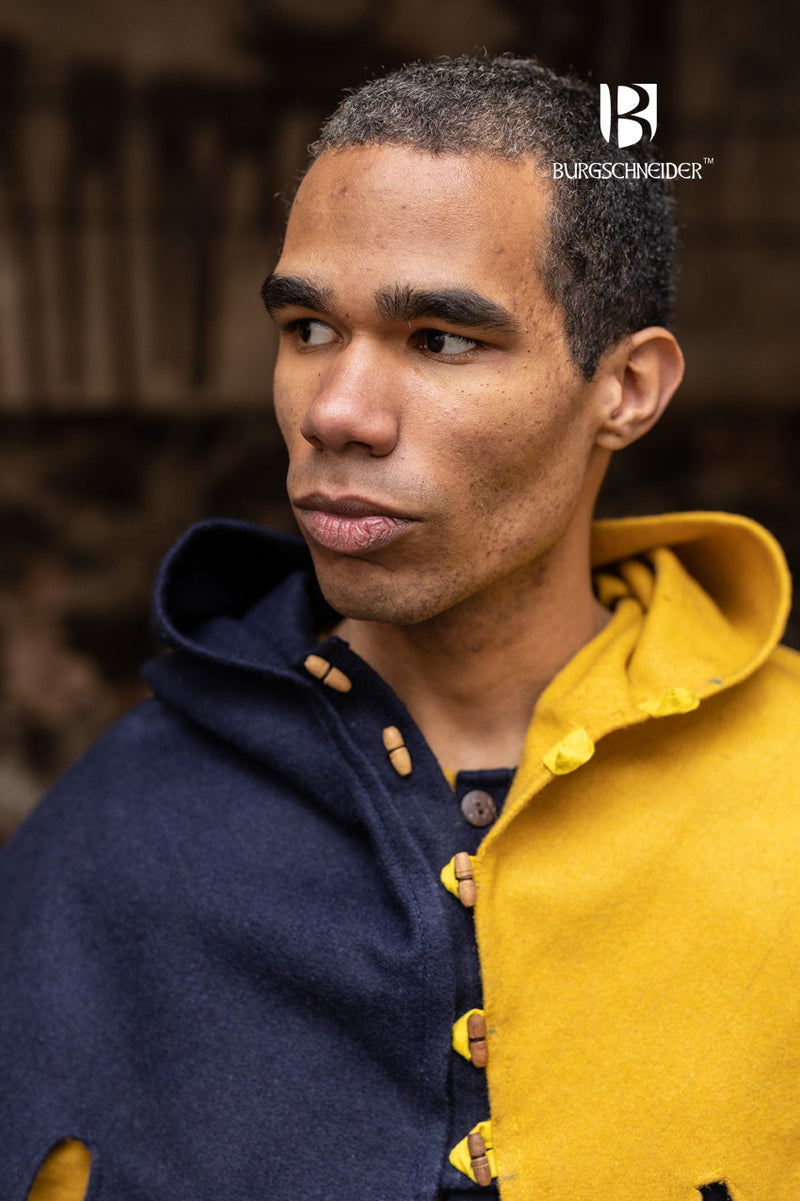 Chaperon Dangereuse, gauche, jaune, mélange de laine 