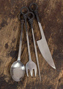 Middeleeuwse bestekset roestvrij staal