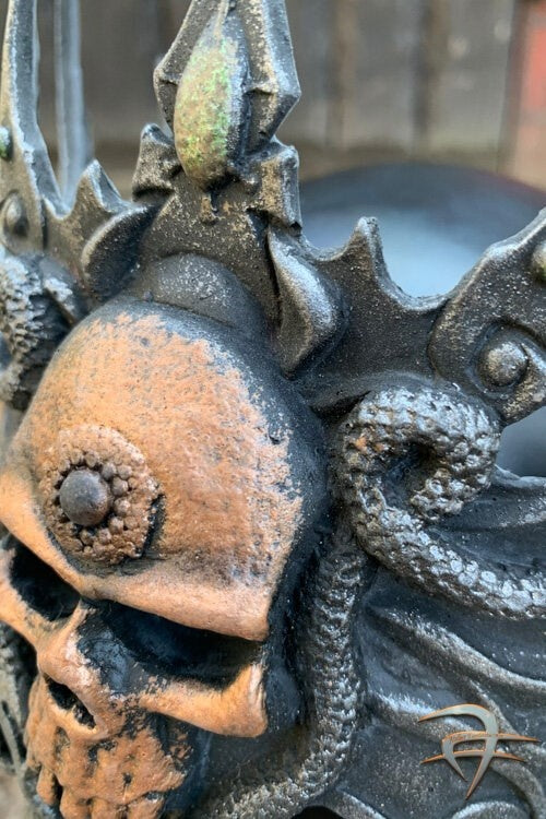 Latex tiara med skallar 