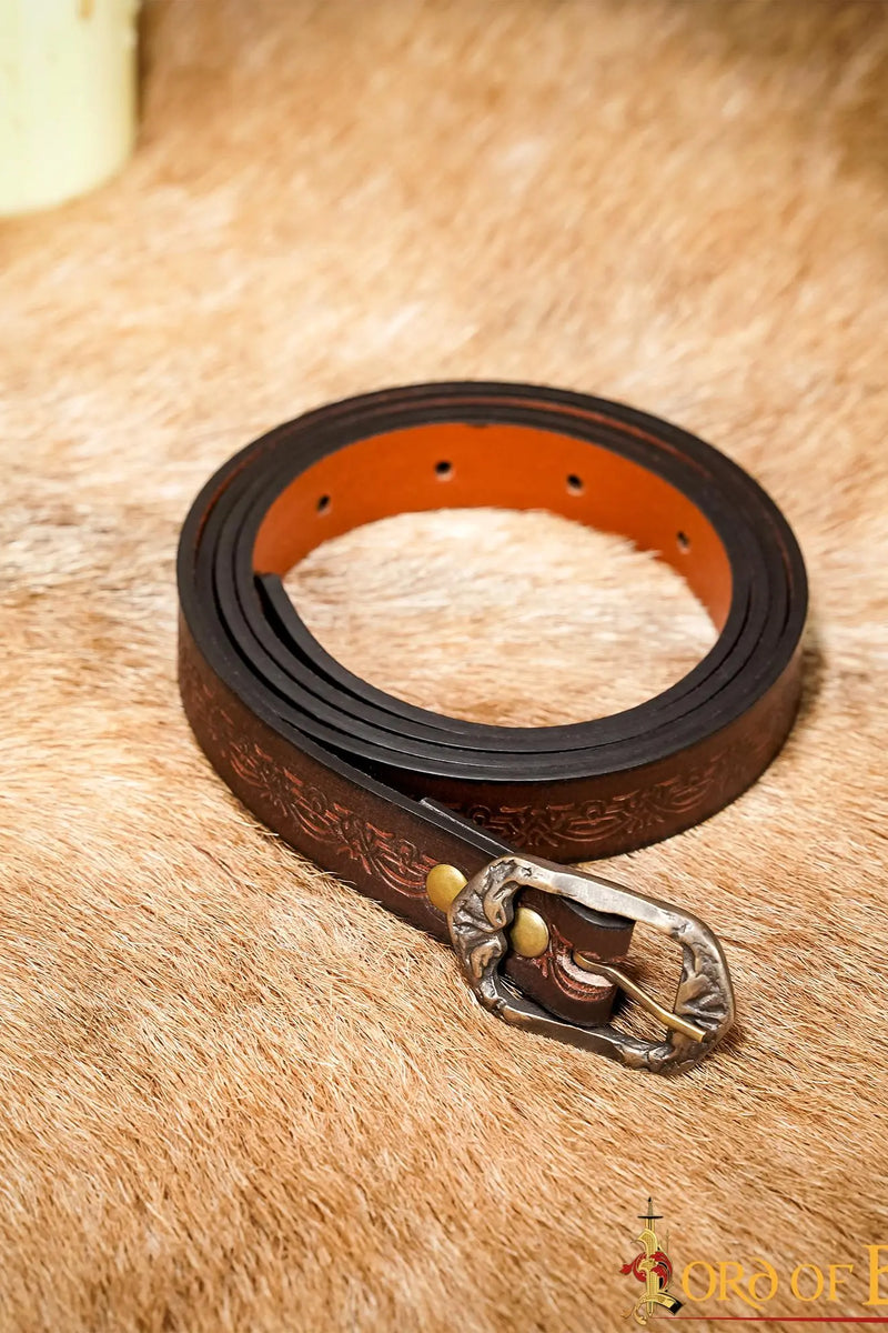 Leren riem Melian, 130 cm, bruin