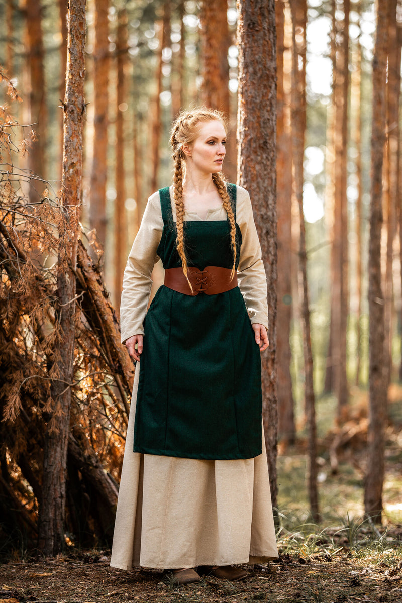 Hangeroc Frigg, groen, wolmix