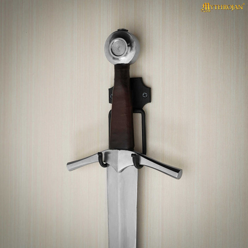 Colgador de pared para espadas, negro 