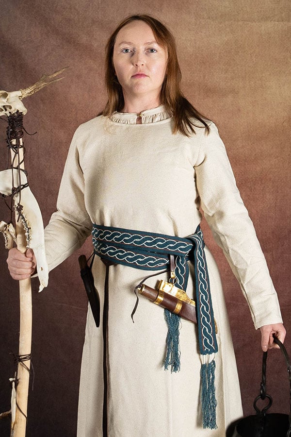 Viking riem Elina, blauw, 235 cm