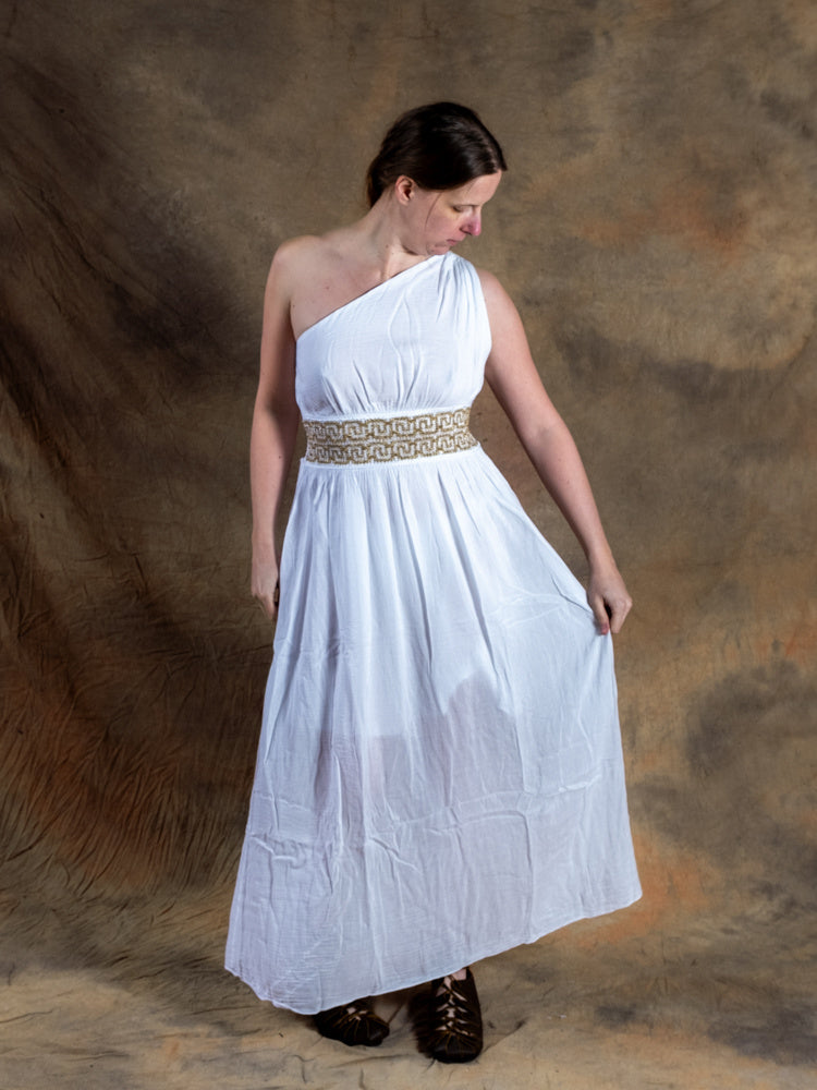 Goddess Dress Gaia, white