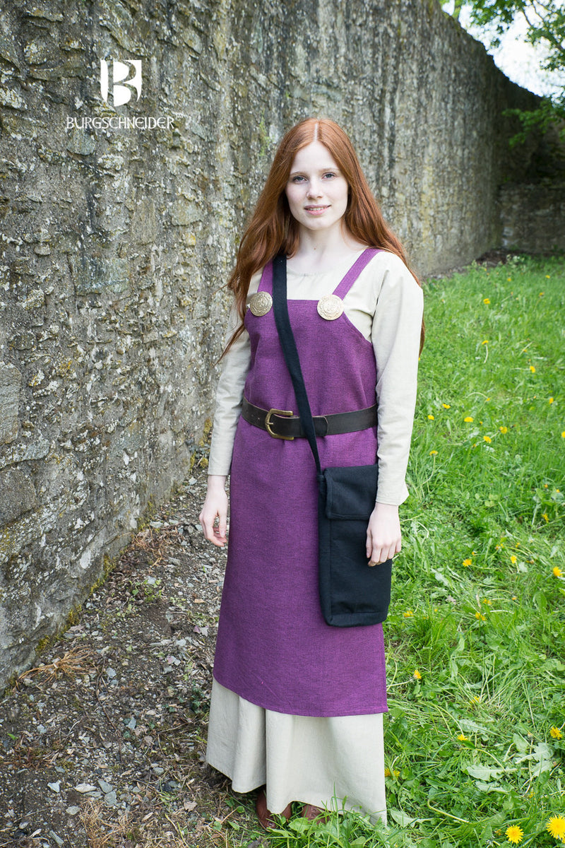 Medieval bolsa Ehwaz, negro 