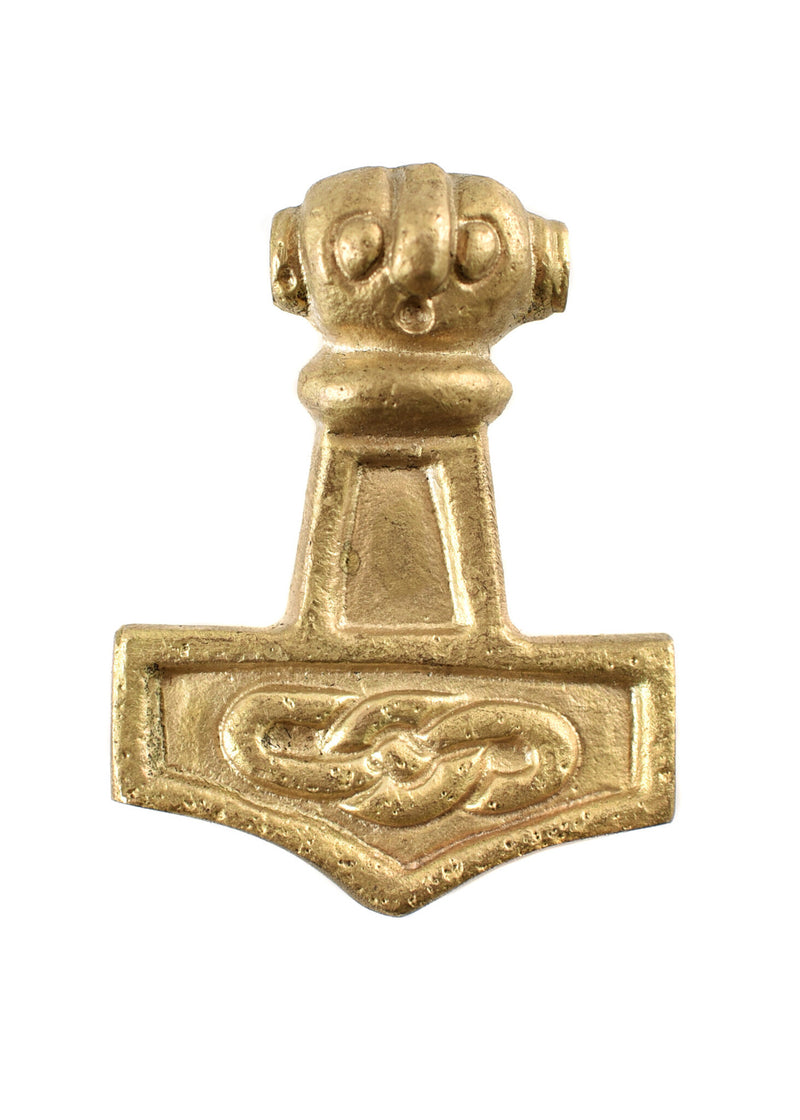 Thors hammer without ring, brass