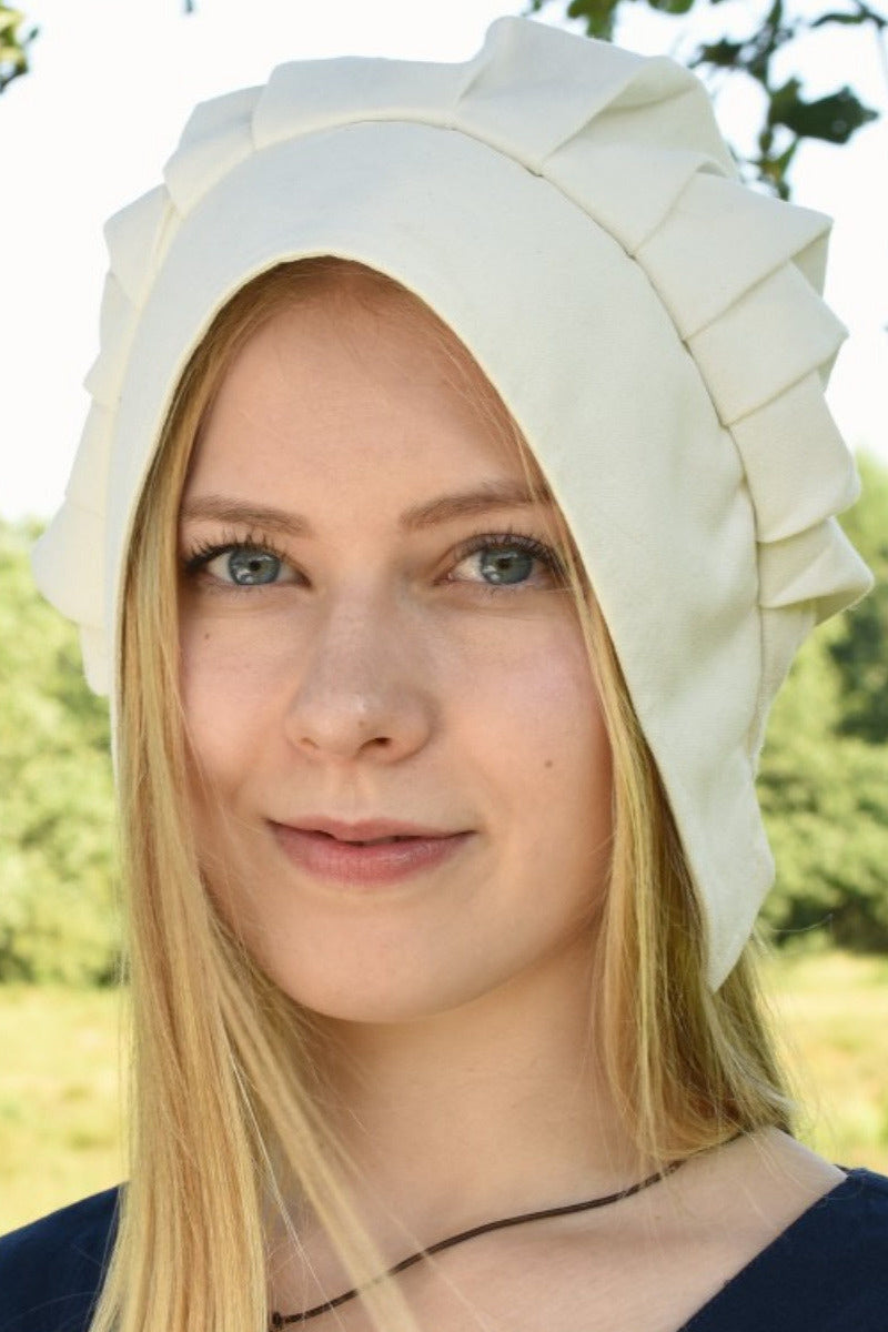 Capuchon plissé Amsterdam, naturel 