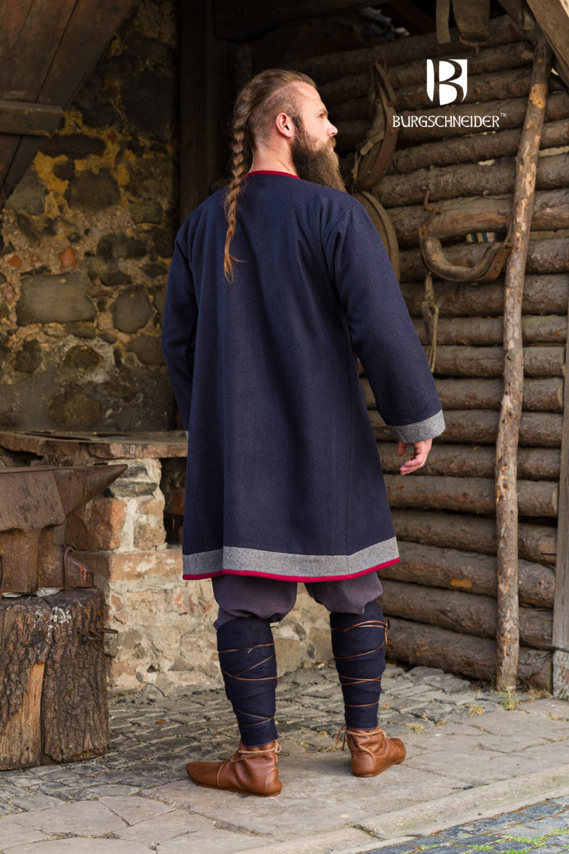 Rusvik Viking jas Kosma, blauw, wolmix